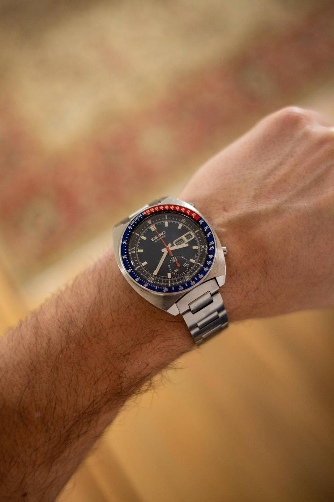 I'm a big fan of Seiko watches, both old and new. My Pogue watch turns 37 this year, and because it has an automatic movement, there is no battery to worry about. May it last another 37!
