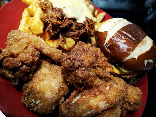 I'm about to eat all of this then do photos of myself.. I love eating and I love feeding. I'm already struggling with the burger!