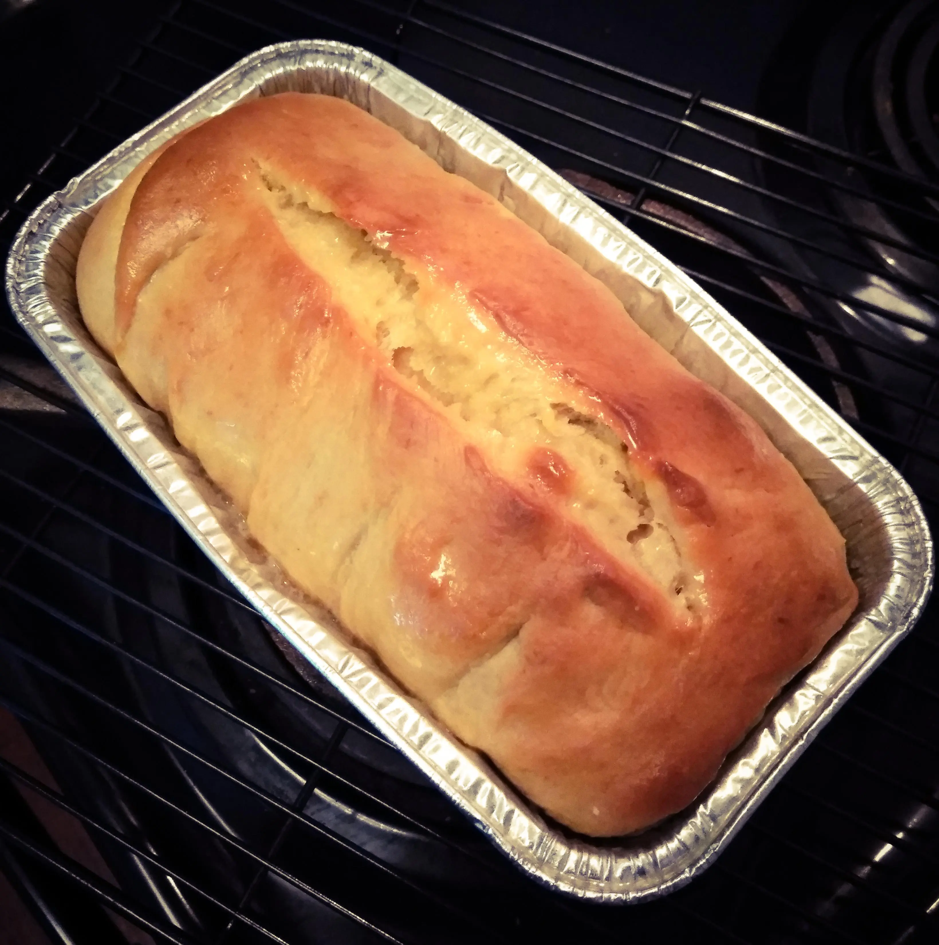 I'm from Jamaica and there's a bread there that I absolutely love but couldn't quite find here sure there were good subs but not quite the texture....I was on a quest to make my perfect bread and after many a failed dough I've finally done it...just look at this baby...#harddoughbread