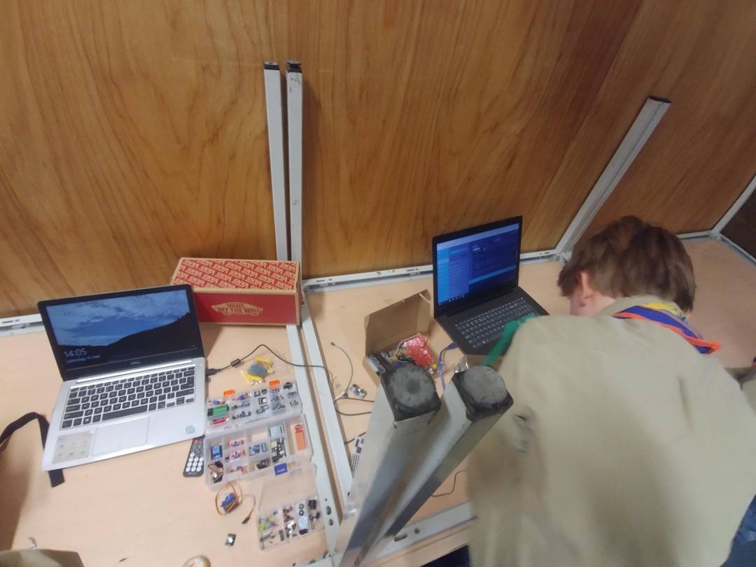Im making a arduino project at the boy scouts