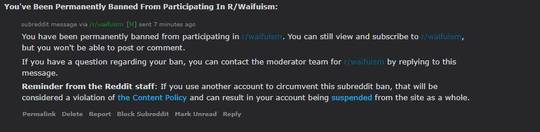 IM SO GLAD I FUCKING BANNED MYSELF FROM THIS GOLDMINE OF CRINGE SUBREDDIT LOL