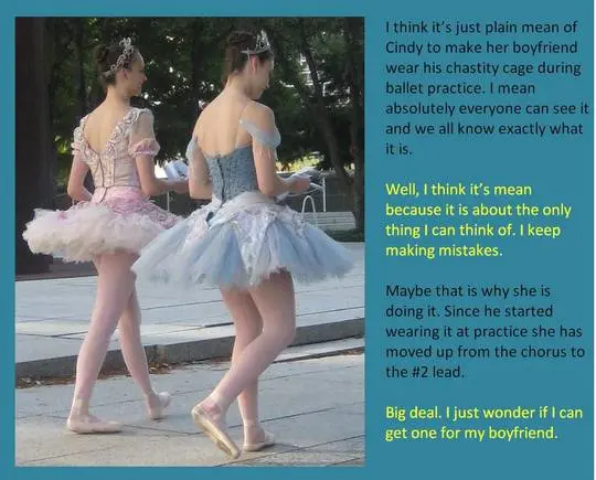 Femdom foot fetish and male chastity captions featuring brunette and redhead women in various outfits