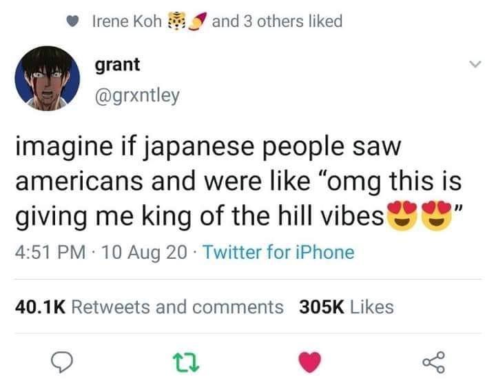 In an alternate reality with reverse weeaboos