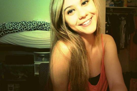 In the dorm.