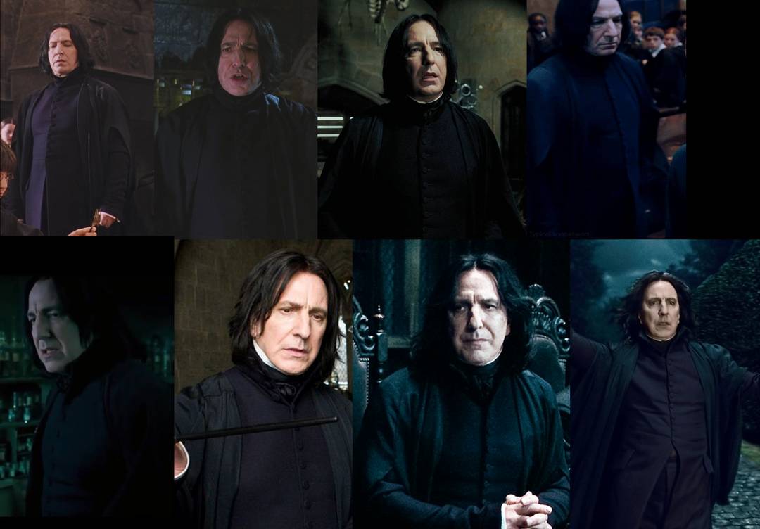 In the Harry Potter Movies (2001-2011), Snape’s costume was the only one that never changed. According to costume designer, Jany Temine:"Because, it was perfect. When something is perfect you cannot change it.” She joined in Prisoner of Azkaban and changed most costumes except Snape’s.