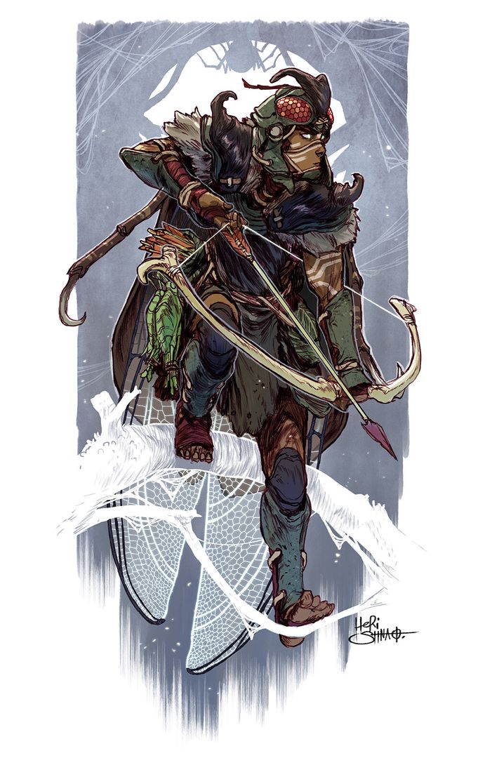 In the Lair of the Spider by Heri Shinato