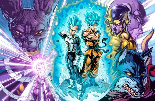 Insane DBSuper Art in Comic Style [by CdubbArt/heagsta/Inker-guy]