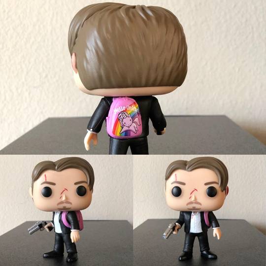 Introducing the Altered Carbon Takeshi Kovacs (Elias Ryker) Funko POP. The pink Hello Unicorn backpack is insane!