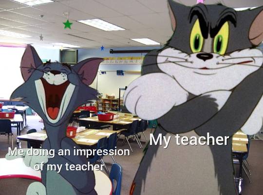 It was a spot on impression though