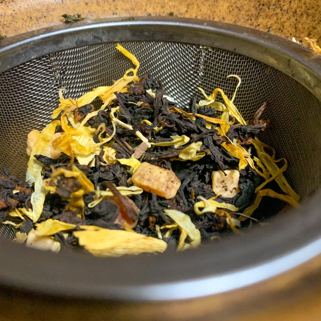 Peach apricot loose leaf tea