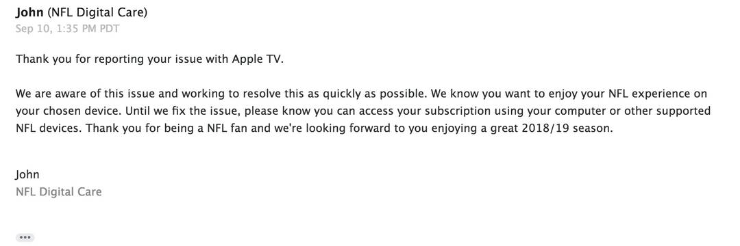 I've been arguing with NFL Game Pass support, and after 3 days they finally admit it's a problem. (You currently can't watch most games on Apple TV, across device generations)