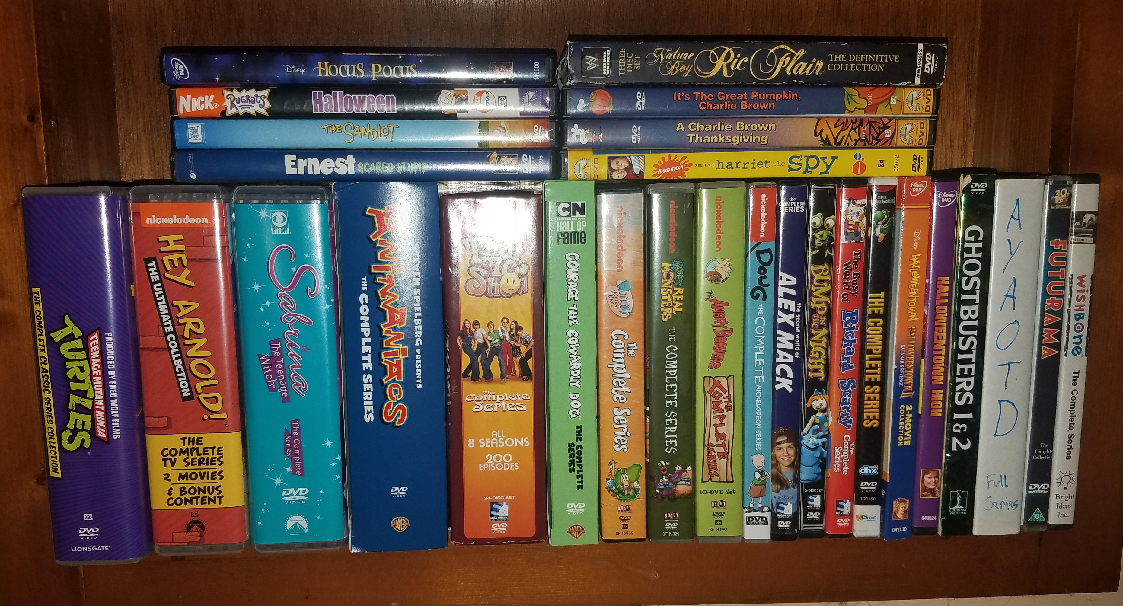 I've been working on my DVD collection. Still a few coming in the mail ...