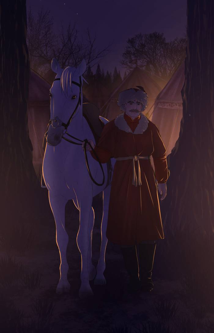 I've just uploaded new episode of my webcomic The Hawk's Song (link in coments)
