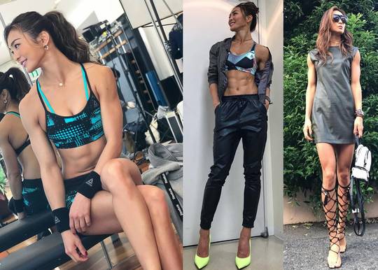 Japanese fitness model Aya Osanai