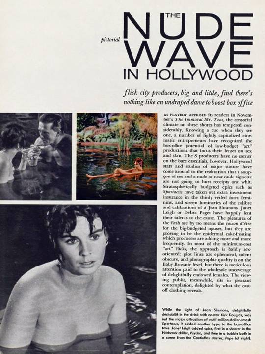 Jean Simmons in vintage cinema nudes, pinup shots, and a white dress