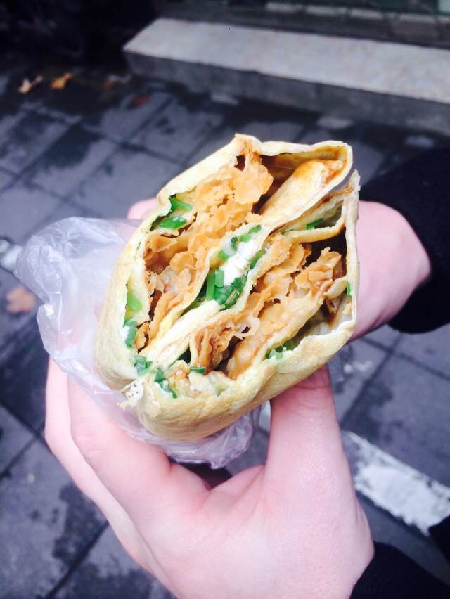 Jianbing (煎饼) in Shanghai