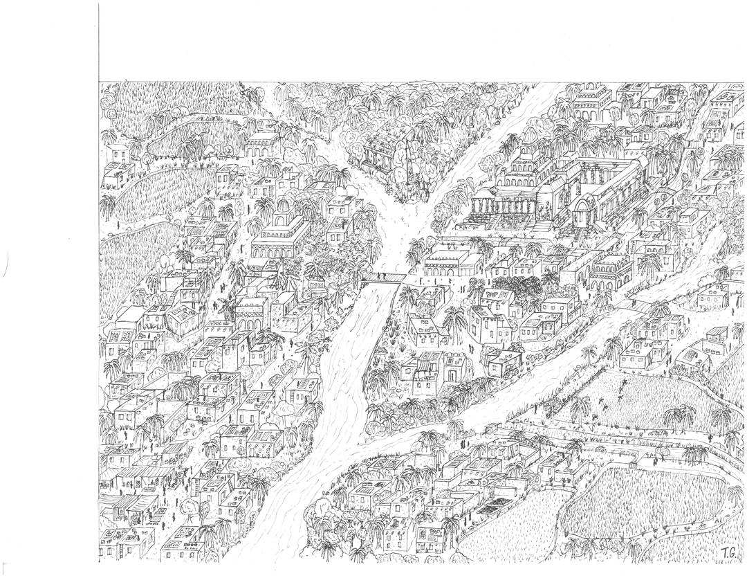 Jungle delta village