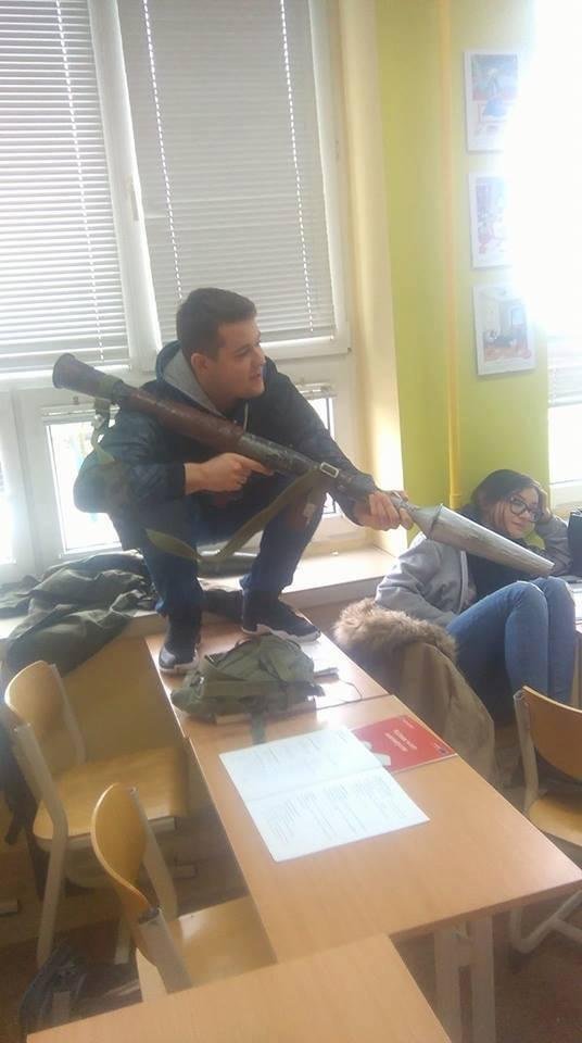 Just a normal day in school