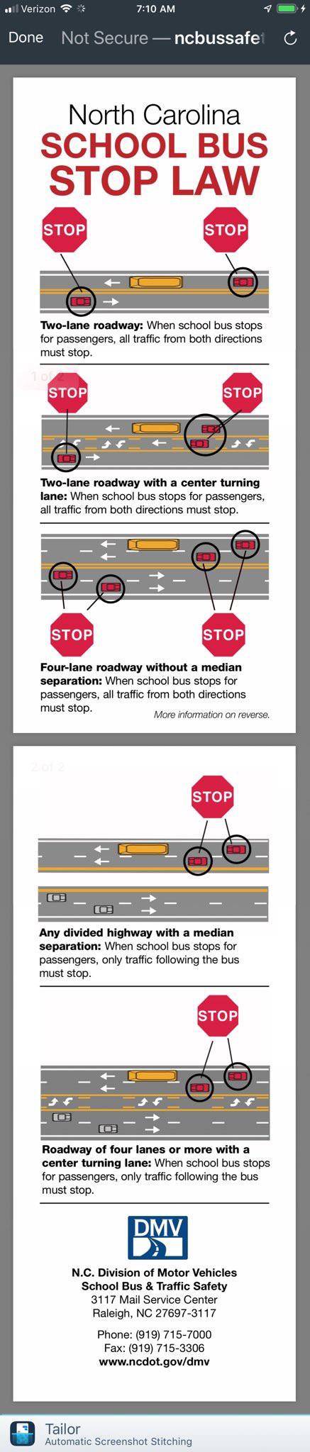 Just a reminder of bus laws before school starts!