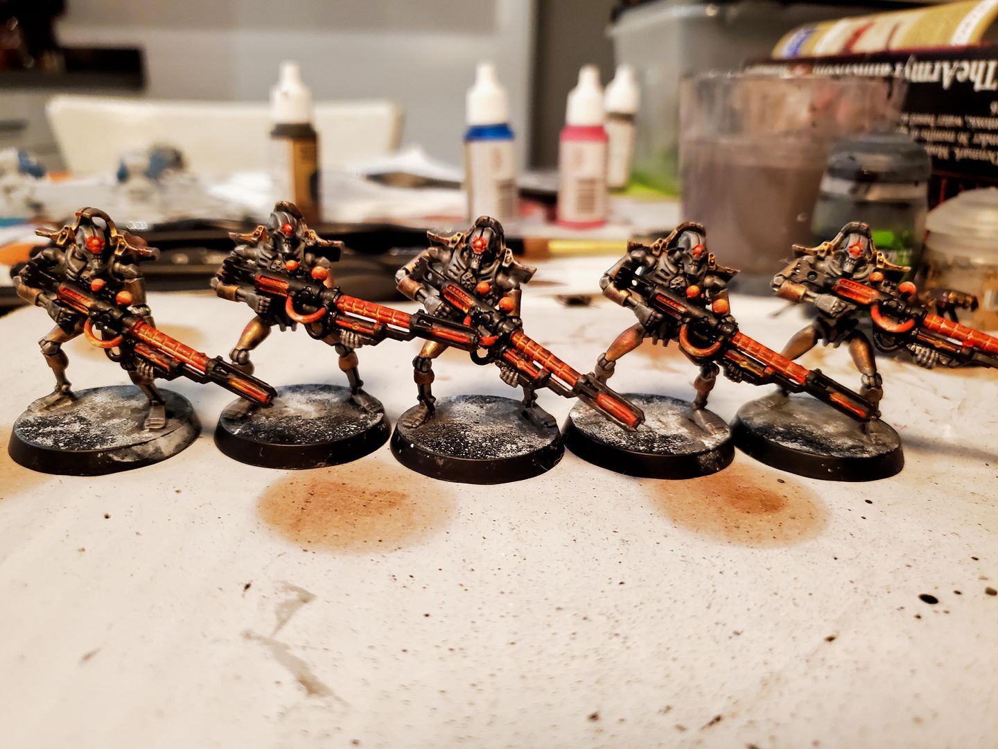 Just finished up my deathmarks kitbash. C+C appreciated