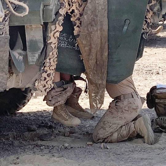 Just giving a quick rub