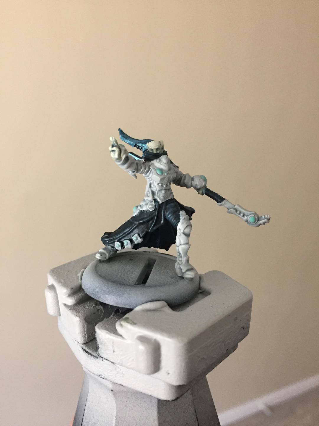 Just painted my first warmachine model, really happy with how it came out, just trying to decide a base scheme now! C&amp;C is appreciated