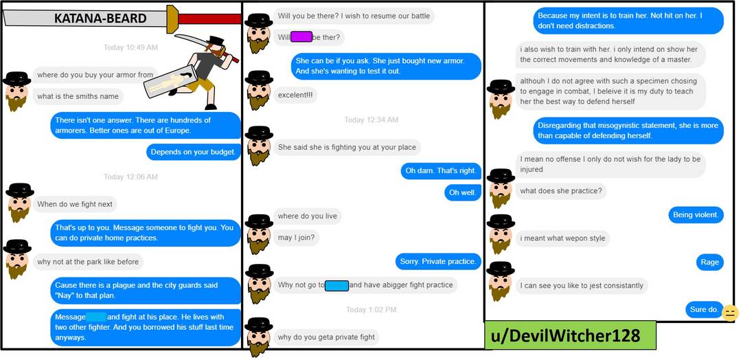 Katana-Beard Part 9: Private Practice