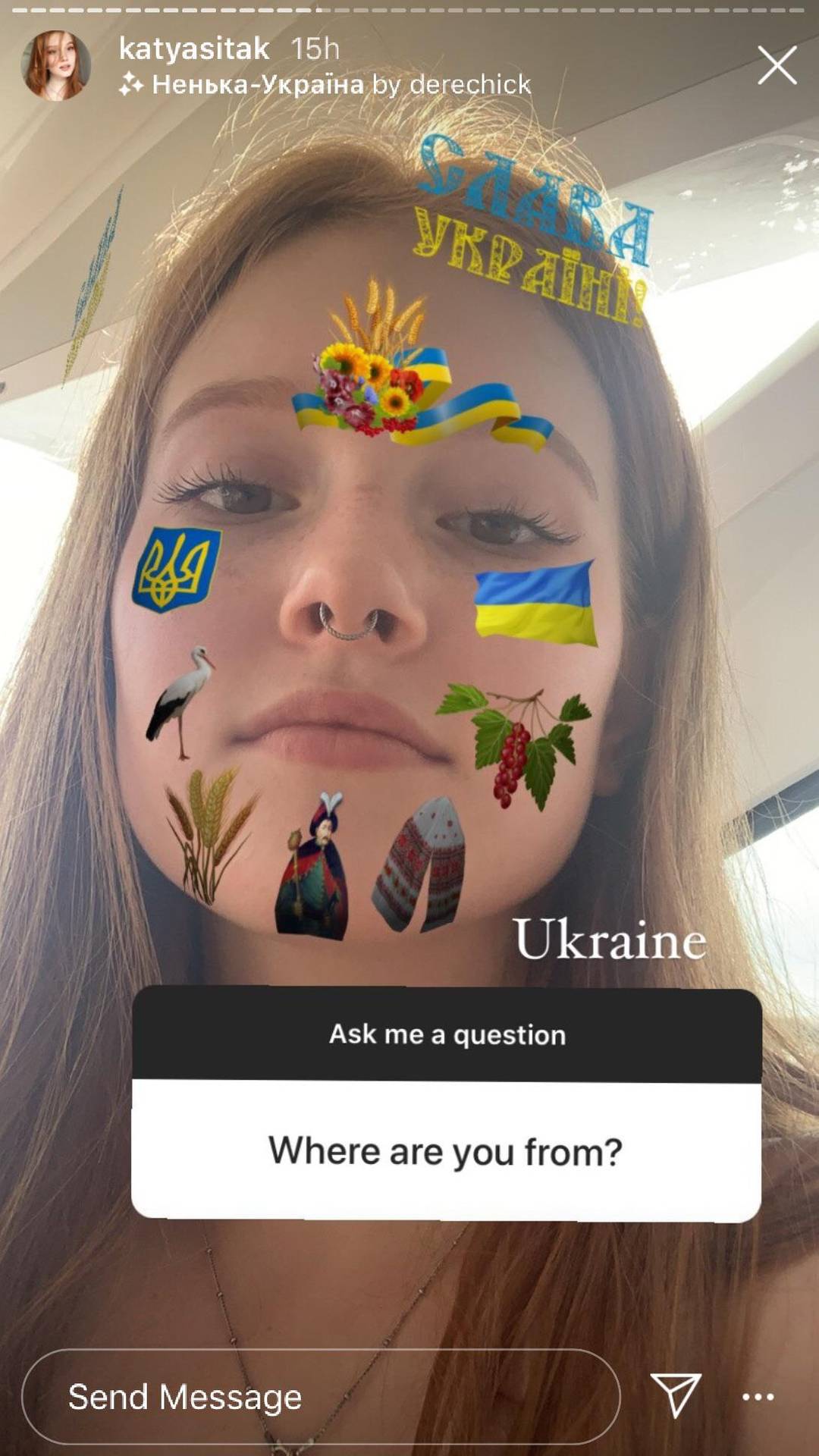 Katya Sitak from Ukraine
