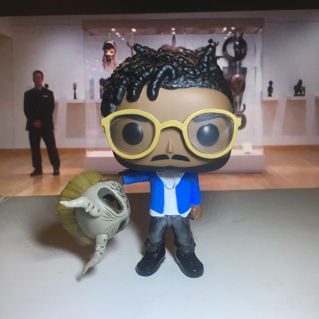 Killmonger at the museum