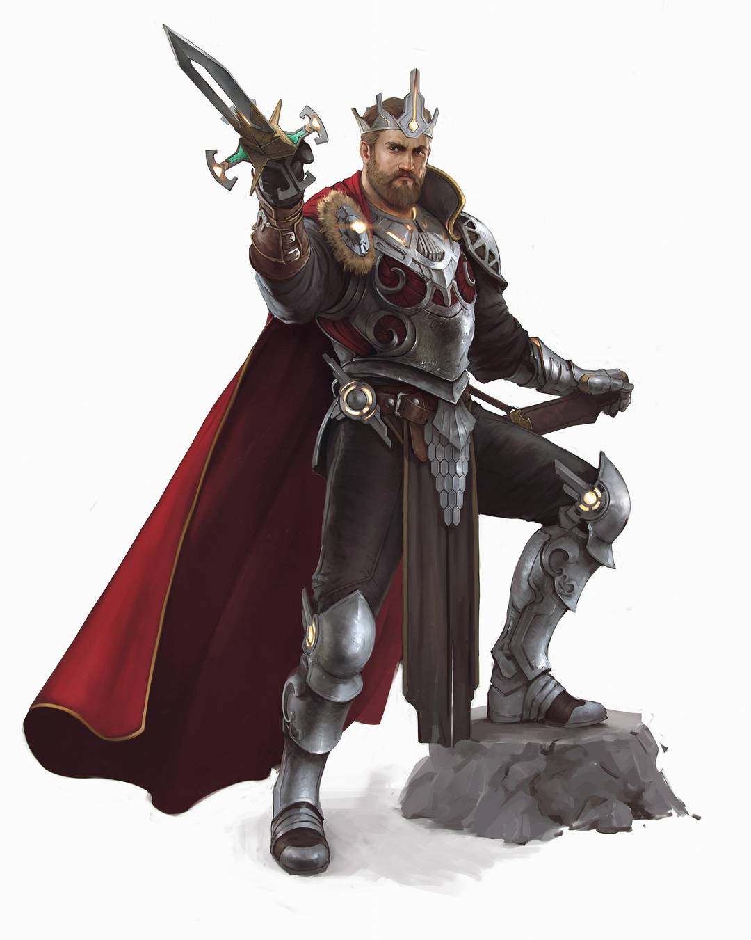 King Arthur by Denys Tsiperko