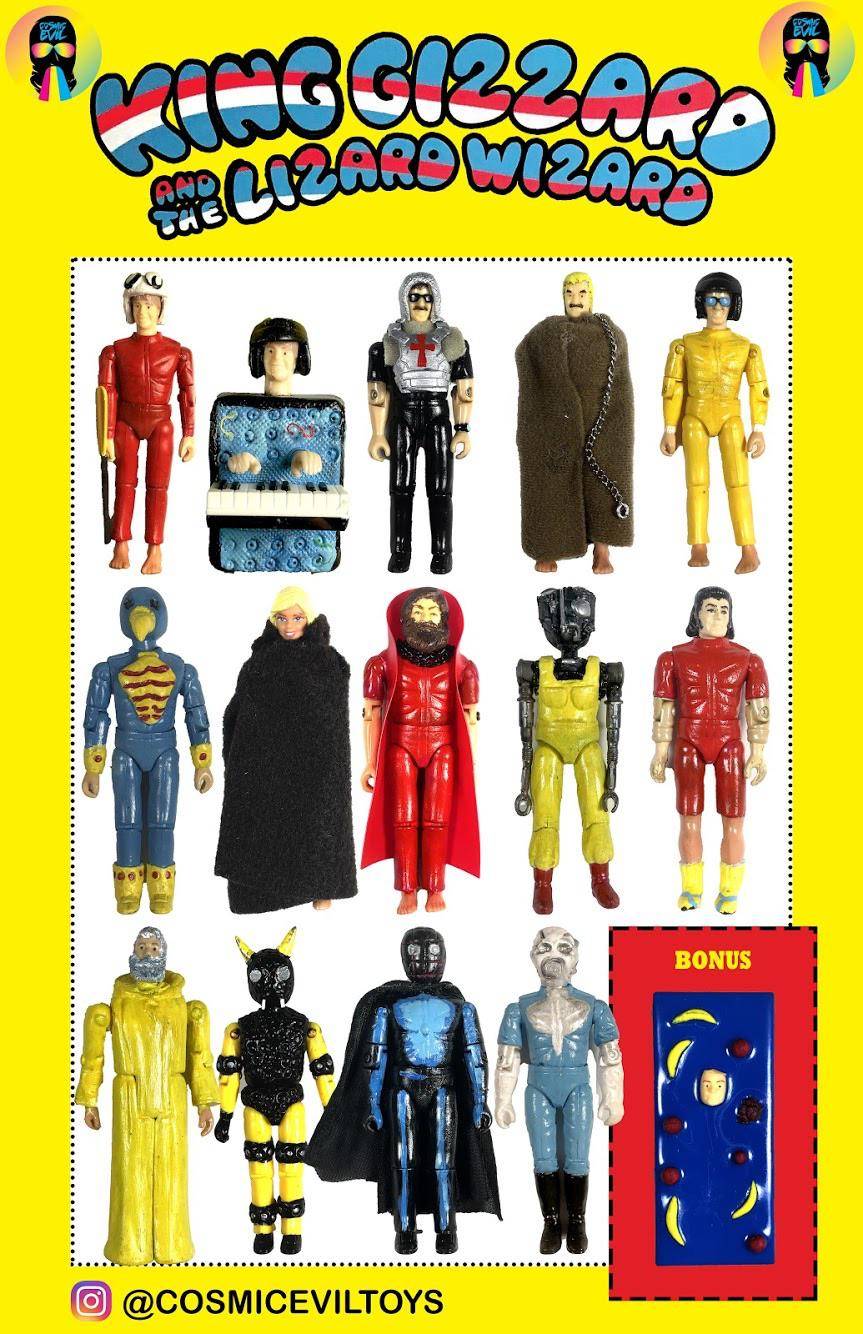 King Gizz Riffs King Gizz action figures by @cosmiceviltoys | Scrolller