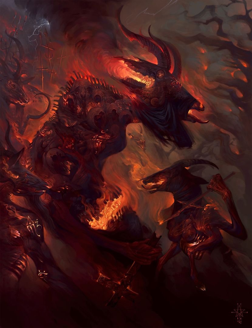 Kingdom of the Horned - Shub Niggurath by Isis Sangaré