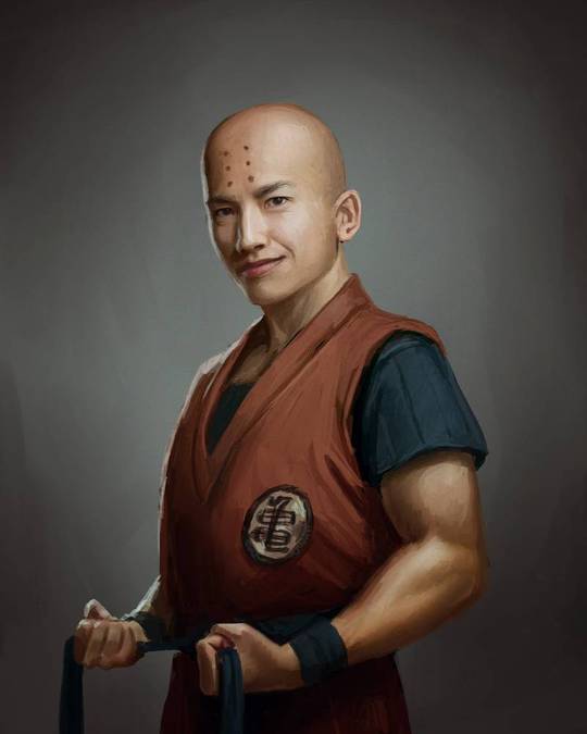 Krillin - concept art by Ástor Alexander