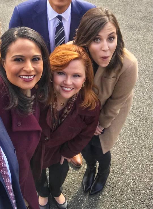 Kristen Welker, Kelly O’donnell, and Hallie Jackson. NBC news