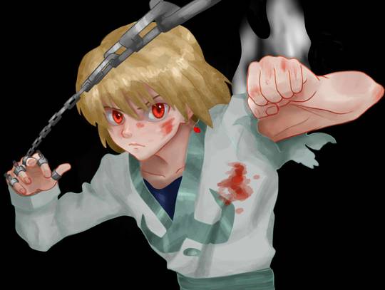 Kurapika (kurapika vs Uvogin fight) by me