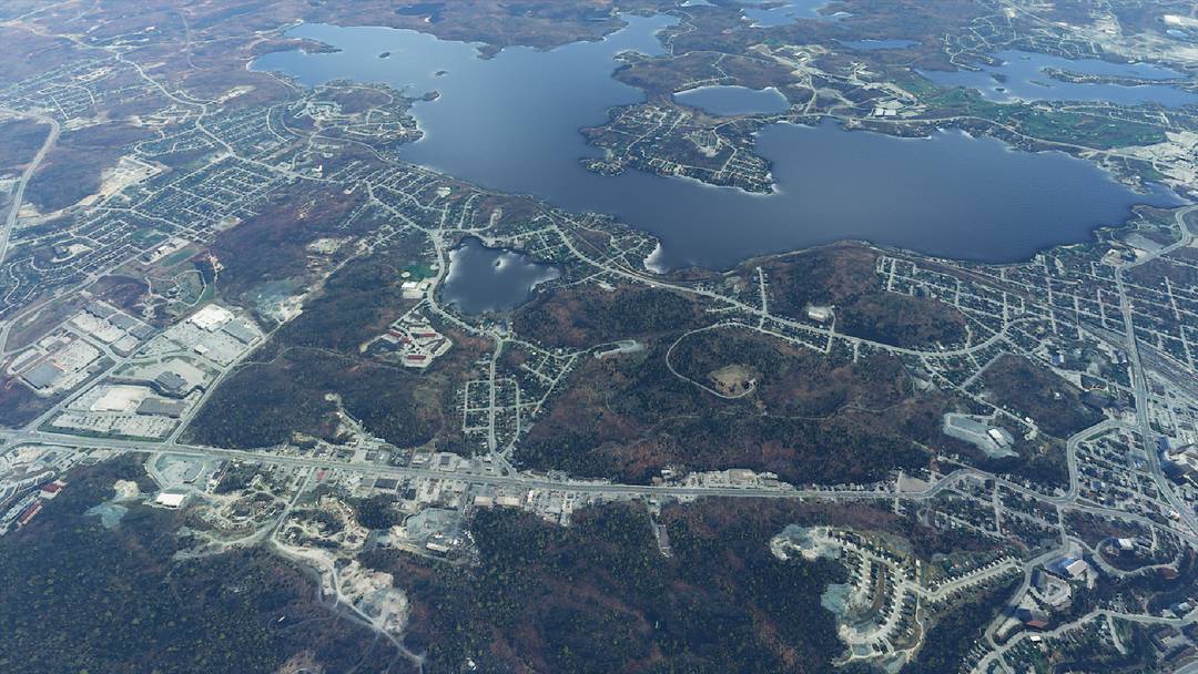 Lake Ramsey from above, jaw dropping!