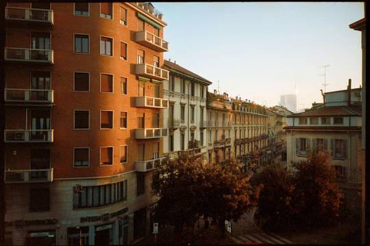 L'alba su Paolo Sarpi vista dalla mia finestra
