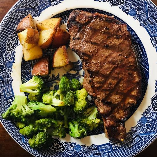 Last night’s dinner.