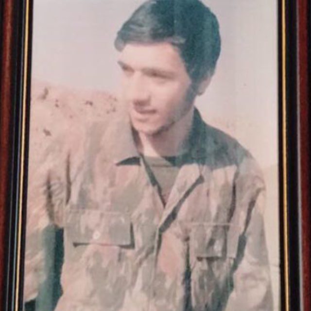 Last picture of my uncle at the age of 17 in Operation Badr, his body was never found.