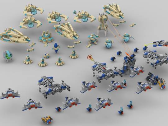 Late Game Made from LEGO