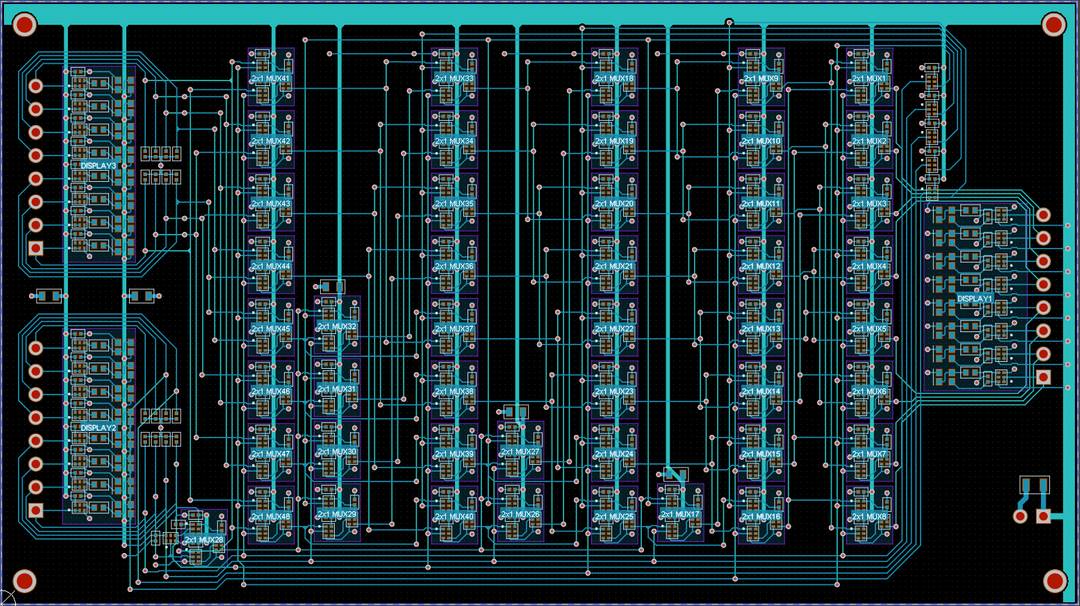 Layout of an 8-Bit Barrel Shifter