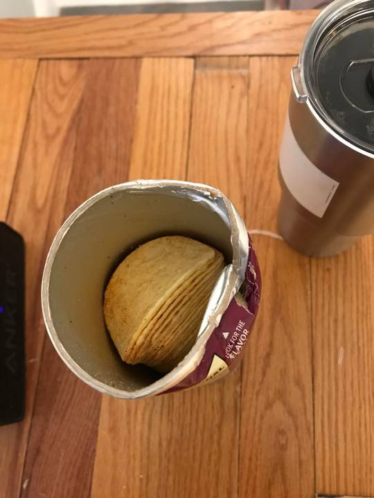 @lays you need to step up your game, pringles don’t sell air or broken chips