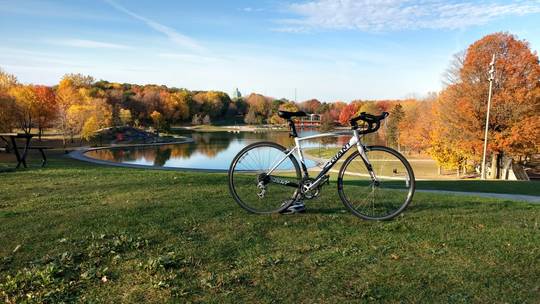 Leaving town for a week, this morning's goodbye ride was stunning and worth it