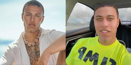 Left is his PFP. Right is a screenshot from a TikTok. He always uses this skin smoothing filter in all of his vids and it’s creepy, and he looks nothing like his pfp at all