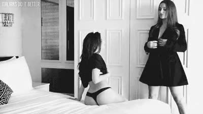 Lesbian strip show (X-Post r/foreplay)