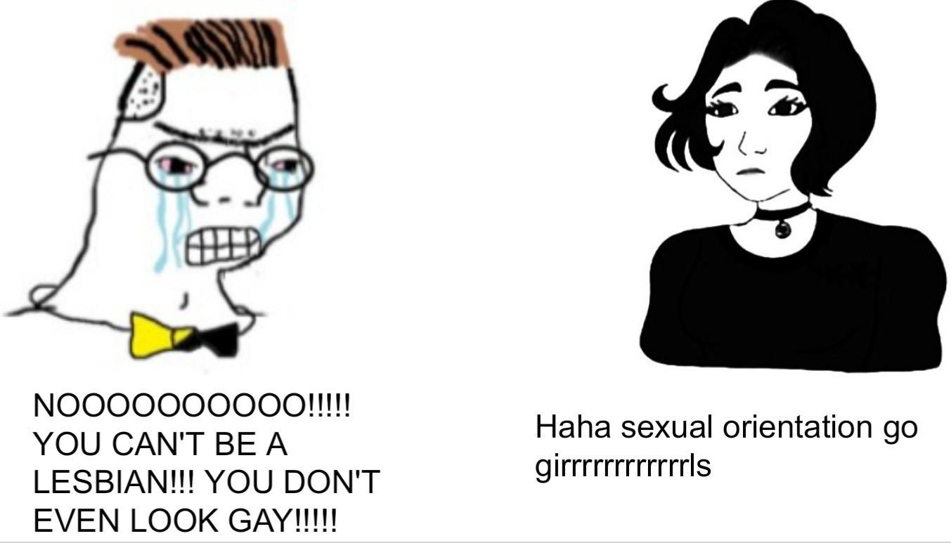 Lesbianism go brrrrr