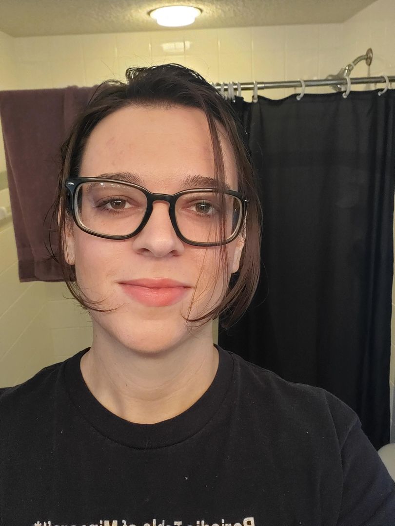 Let my mom do my makeup yesterday. Figured I'd share it here since I had to wash it off pretty much immediately.