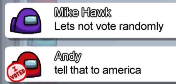 Let's not vote randomly