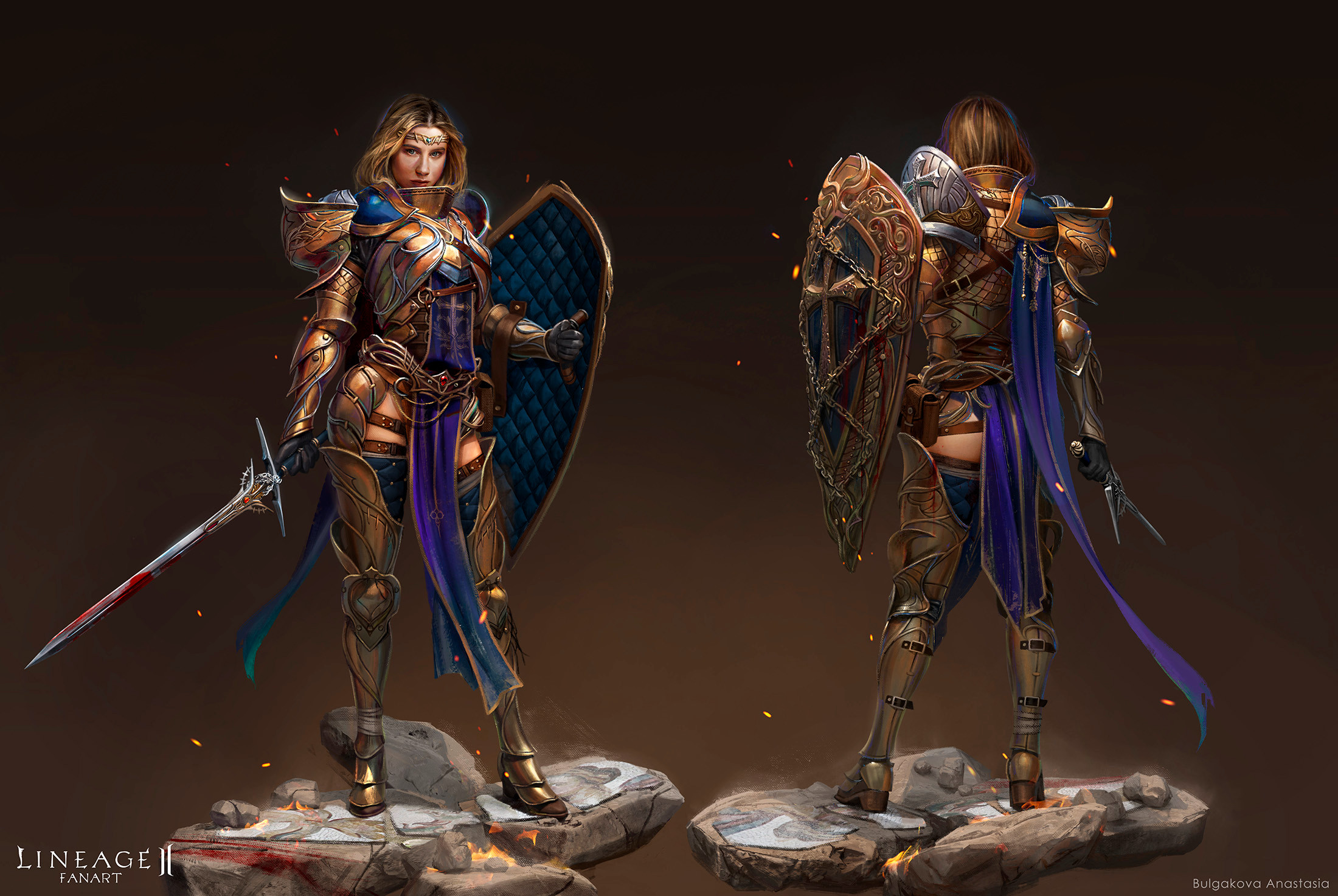 Lineage II: Human Fighter by Anastasia Bulgakova | Scrolller
