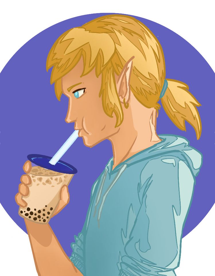 Link with a drink [OC]